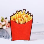 branded fries shape air freshener gift